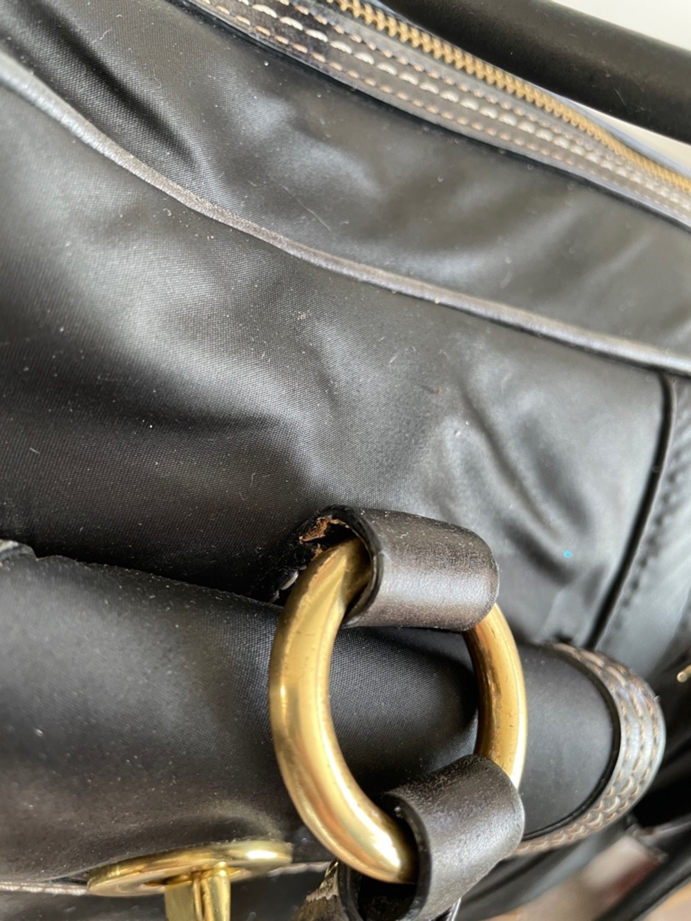 Vintage Coach Y2K Black Sateen Gallery Turnlock Satchel Style 4453 - Picture 11 of 16